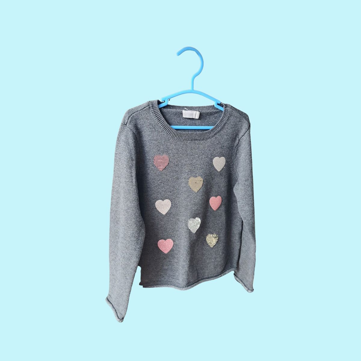 Pull ORCHESTRA gris – 4 ans – Coeur strass