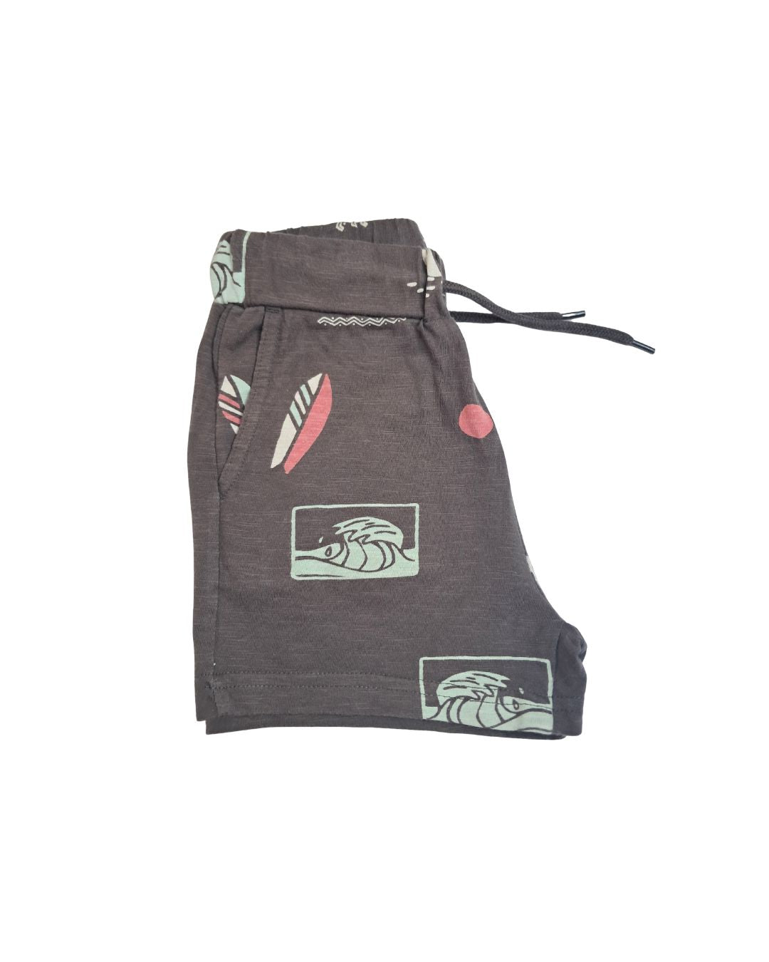 Short garçon KIABI marron – 4 ans – imprimé surf