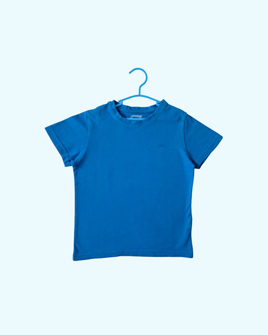 T-shirt garçon ORCHESTRA bleu – 8 ans – uni