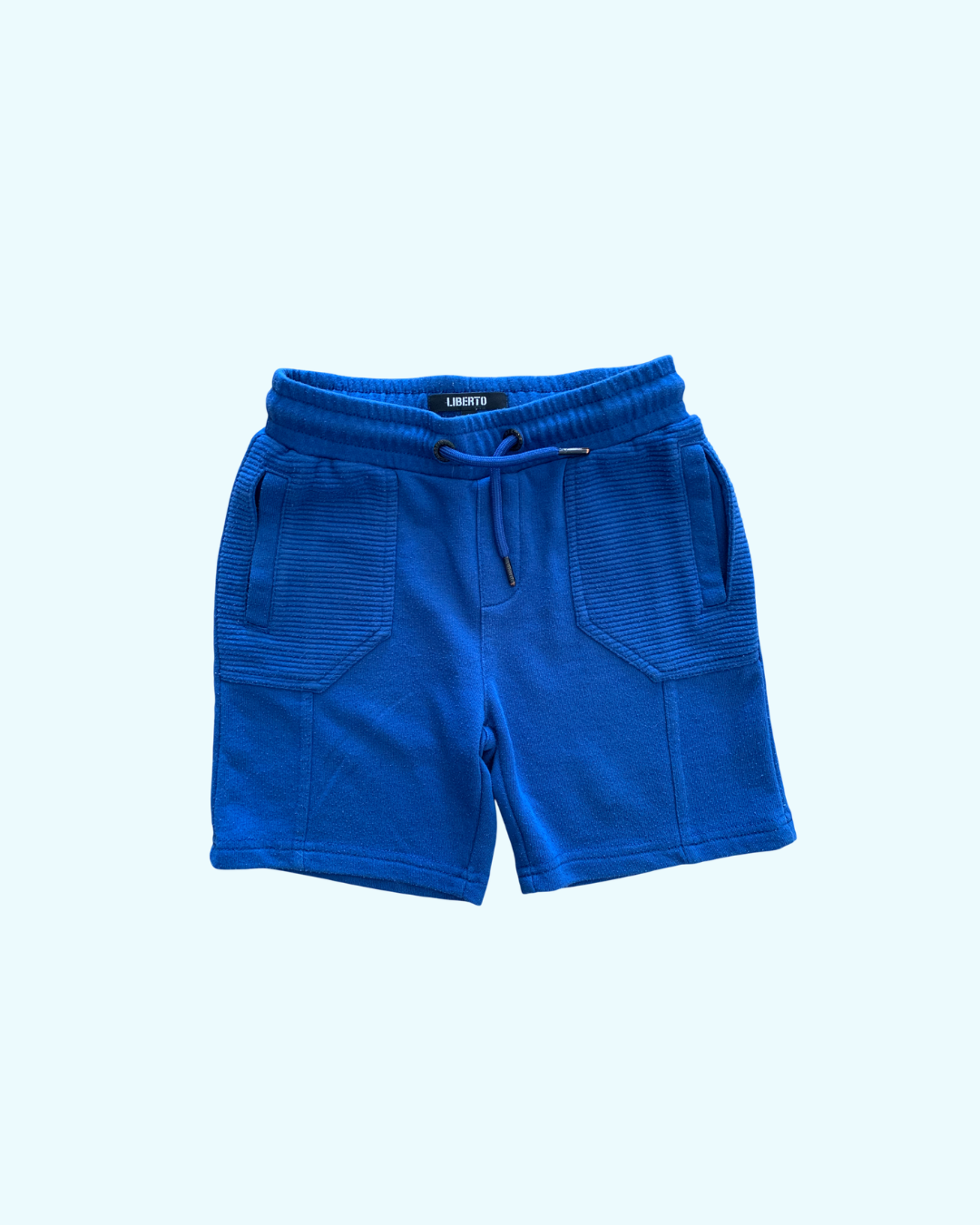 Short garçon bleu - 6 ans