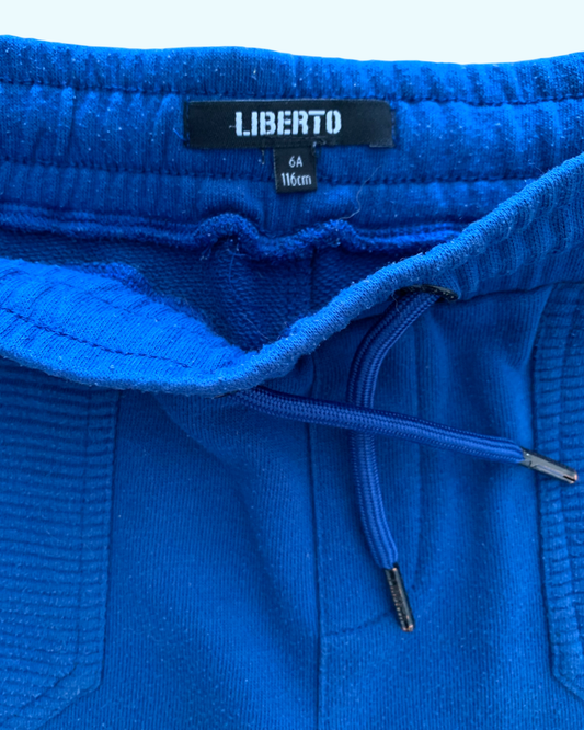 Short garçon bleu - 6 ans