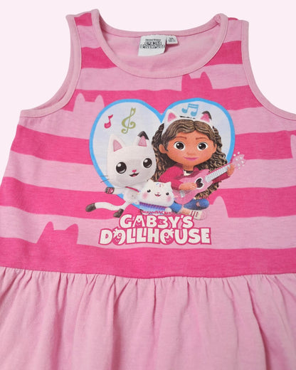 Robe rose Gabby Chat - 3 ans