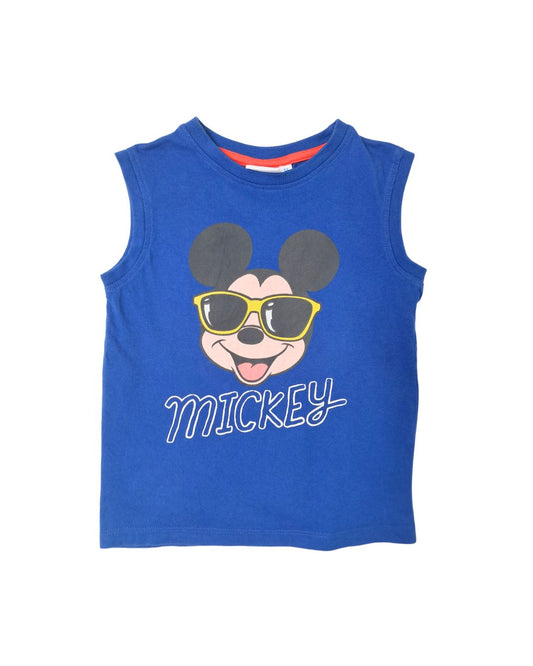 Débardeur garçon Disney bleu – 6 ans – Mickey