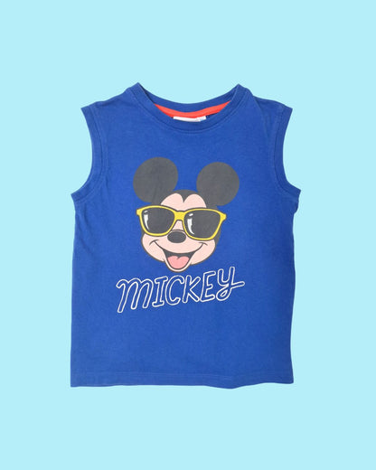Débardeur garçon Disney bleu – 6 ans – Mickey
