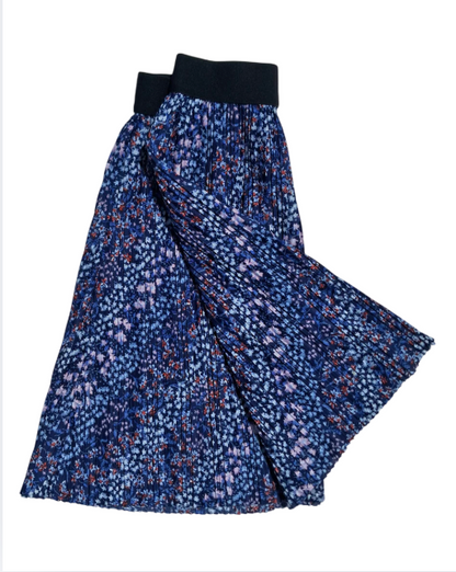 Jupe fille ONLY bleu - 5/6 ans - imprimé fleurs