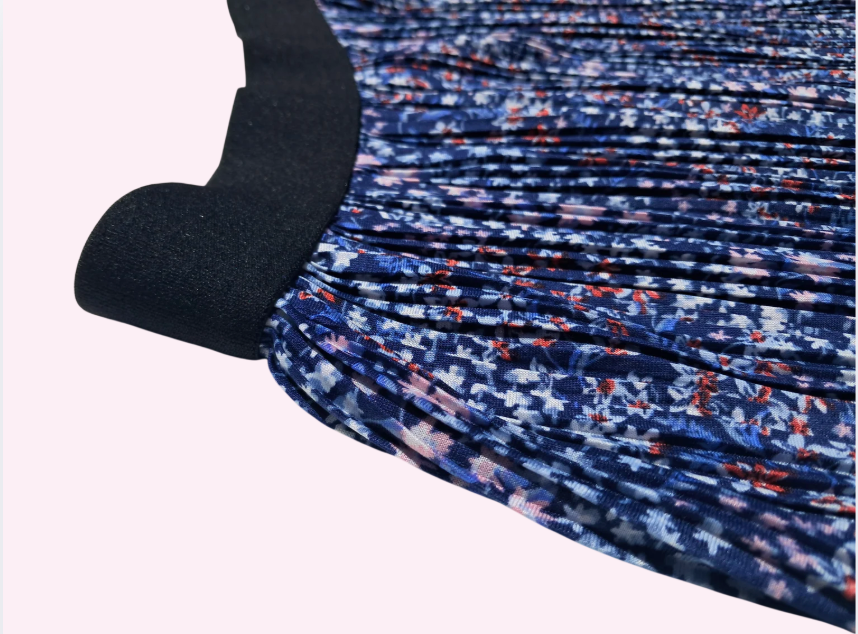 Jupe fille ONLY bleu - 5/6 ans - imprimé fleurs