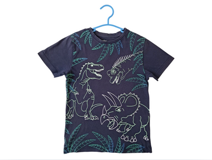 T-shirt garçon GÉMO bleu marine – 8 ans – dinosaures