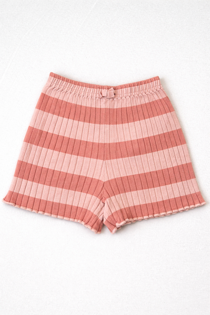 Ensemble fille débardeur + short H&M rose – 7/8 ans