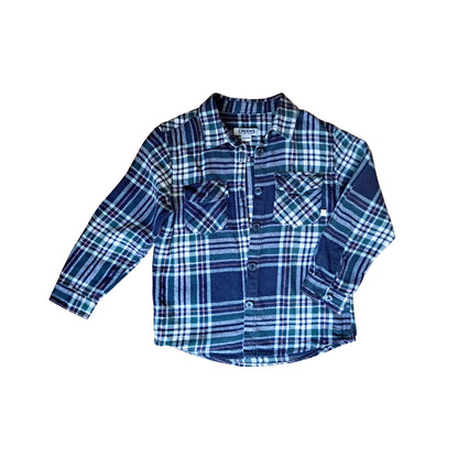Chemise  CREEKS  bleu – 5 ans – à rayures