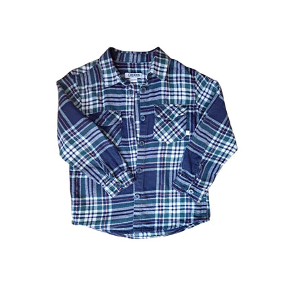 Chemise  CREEKS  bleu – 5 ans – à rayures