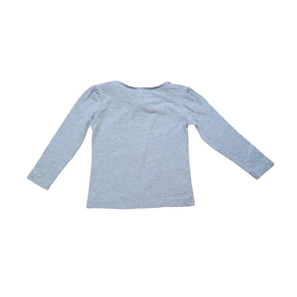 T-shirt manche longue PALOMINO gris – 92 cm – Girls fun