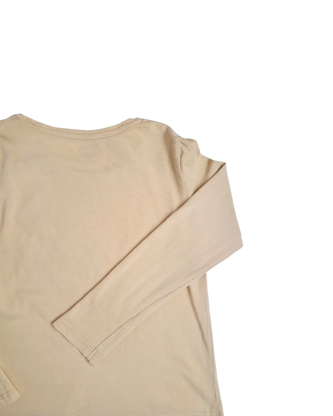 T-shirt manche longue garçon KIABI jaune – 6 ans