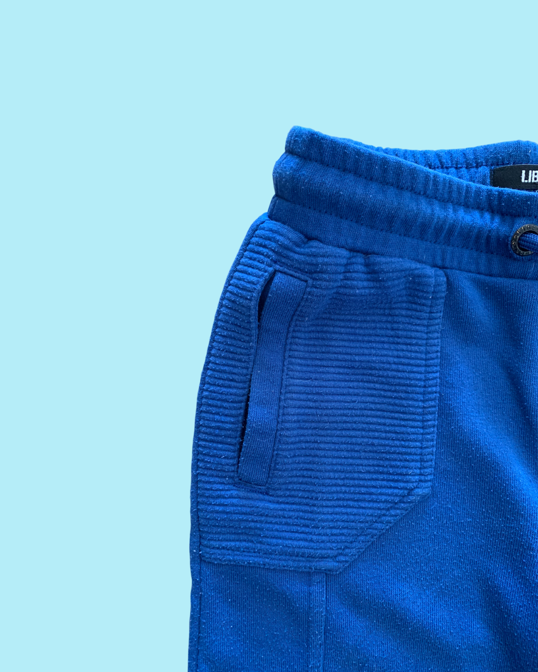Short garçon bleu - 6 ans