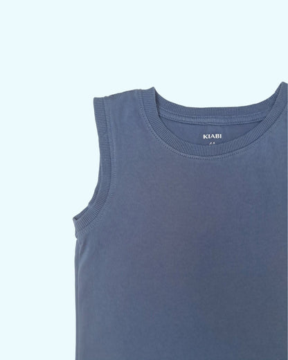 Débardeur  garçon  KIABI  bleu – 4 ans – uni