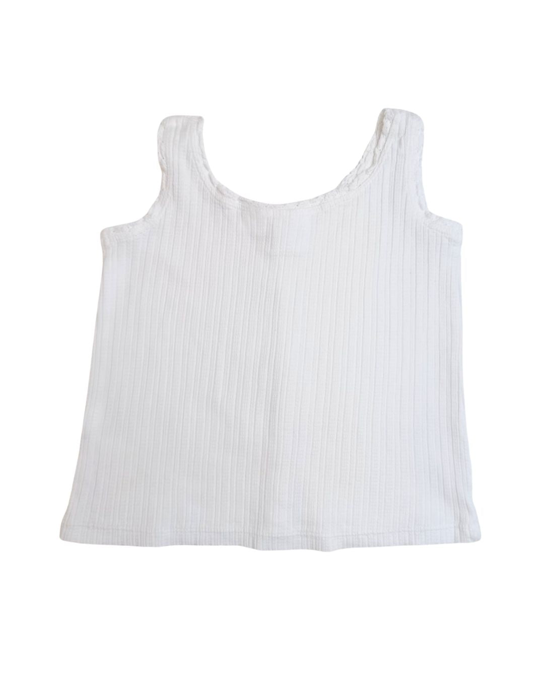 Débardeur fille Zara blanc – 4/5 ans