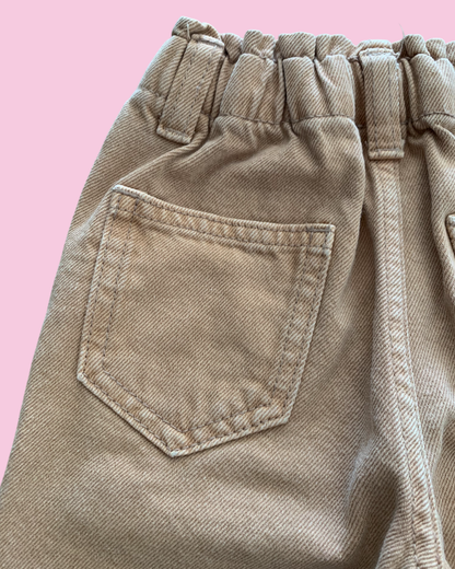 Pantalon fille beige - 4 ans