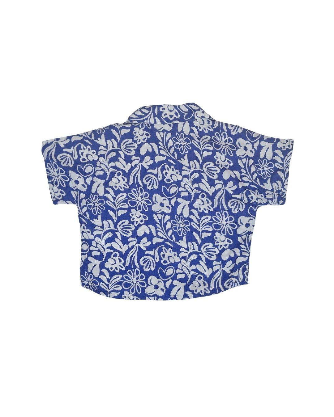 Ensemble fille LA HALLE bleu – 4 ans – imprimé fleuri