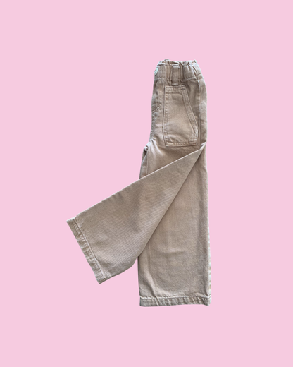Pantalon fille beige - 4 ans