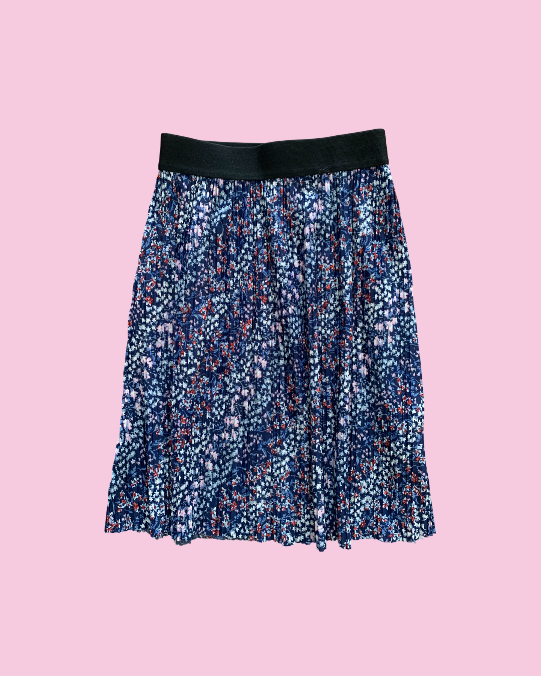 Jupe fille ONLY bleu - 5/6 ans - imprimé fleurs