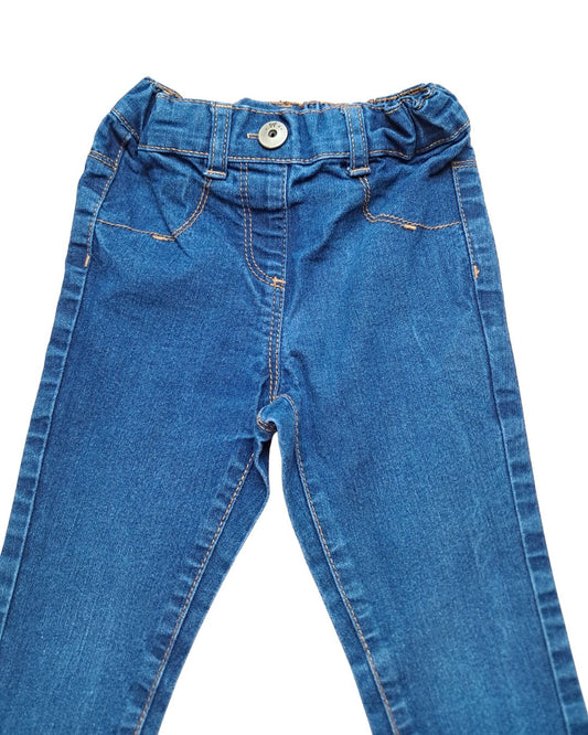 Pantalon KIABI bleu – 24 mois – Imitation jeans