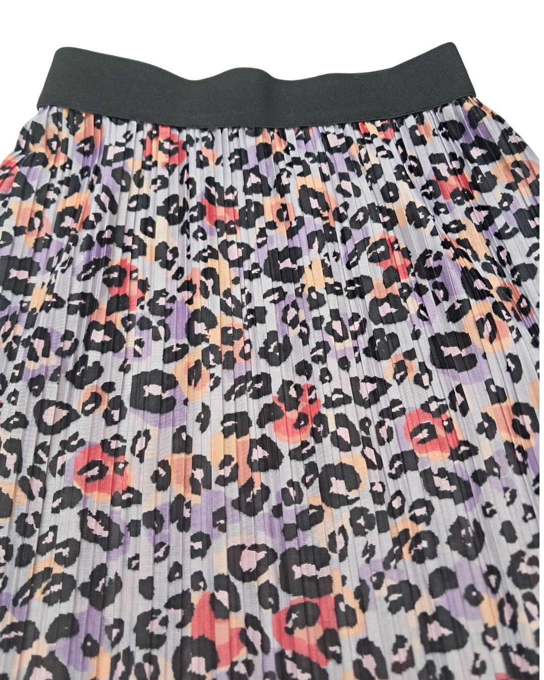 Jupe fille multicolore – 5–6 ans – imprimé léopard coloré