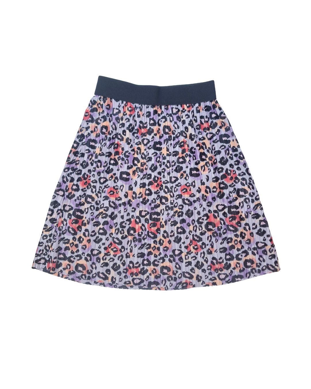 Jupe fille multicolore – 5–6 ans – imprimé léopard coloré