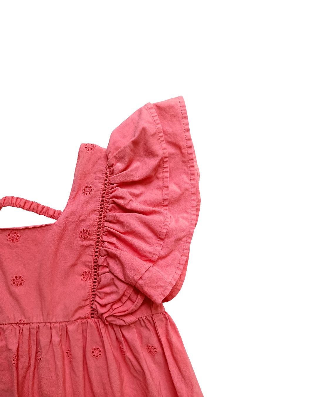 Robe fille KIABI rose corail – 6 ans