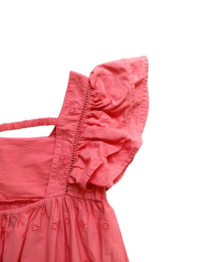 Robe fille KIABI rose corail – 6 ans