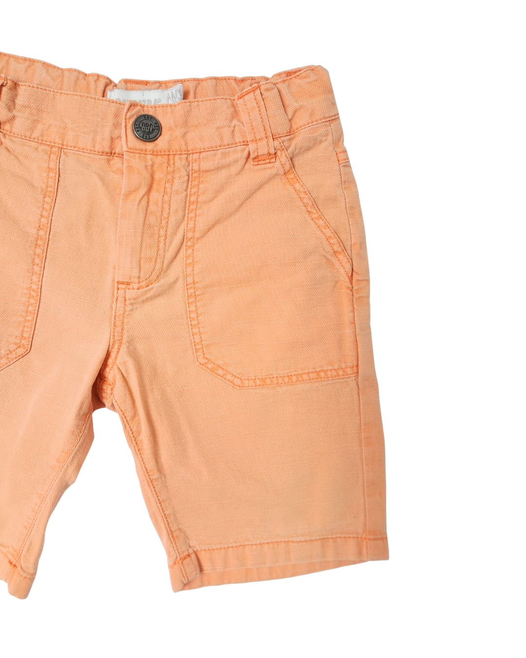 Short garçon orange – 4 ans – coton