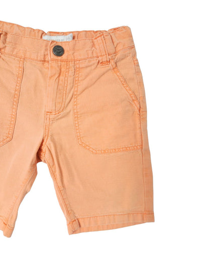 Short garçon orange – 4 ans – coton
