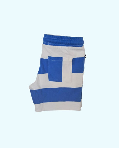 Short  garçon  OKAÏDI  bleu et blanc – 4 ans – rayures